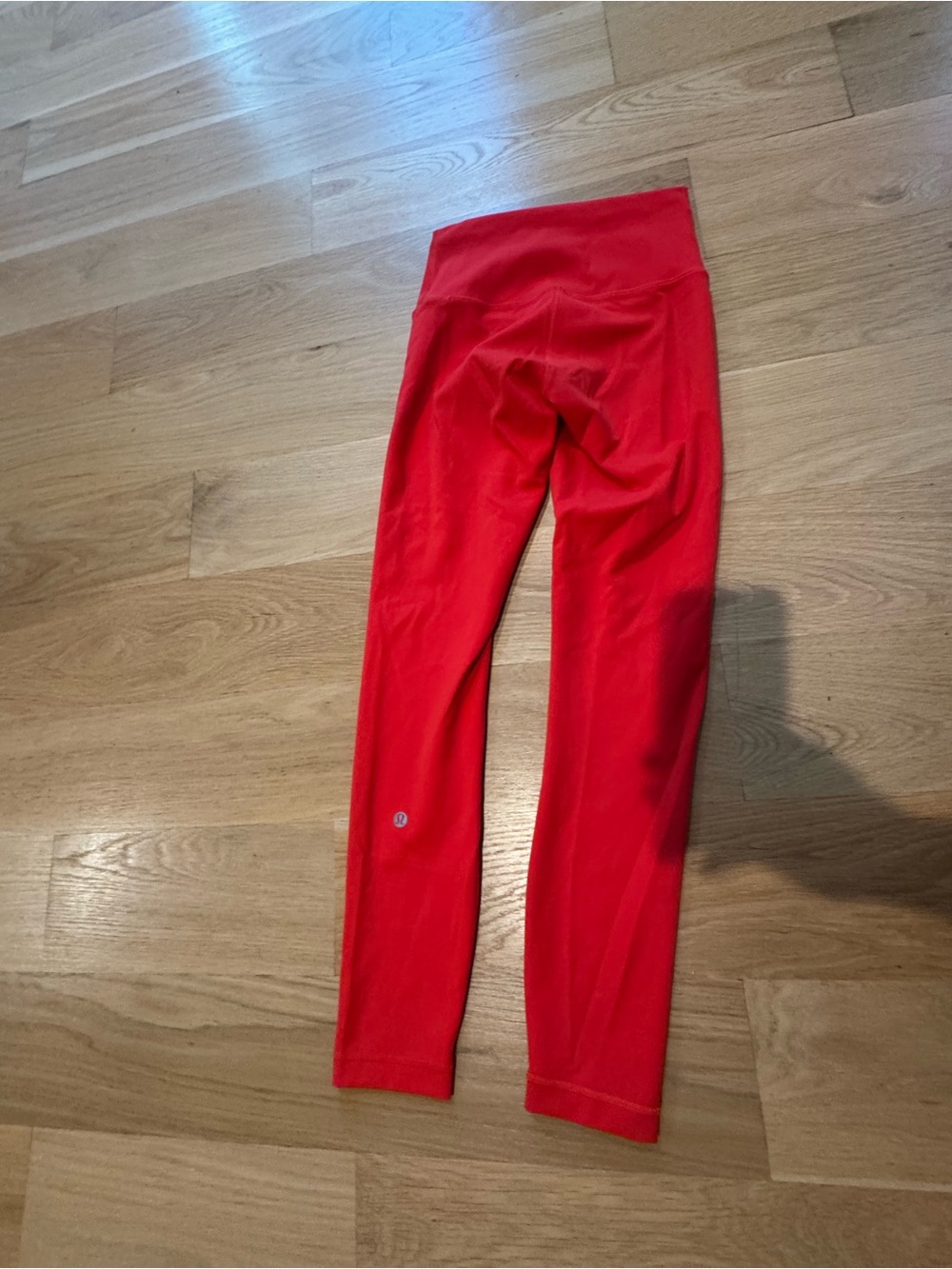 Lululemon Red High-Waist Kids Leggings - size 4